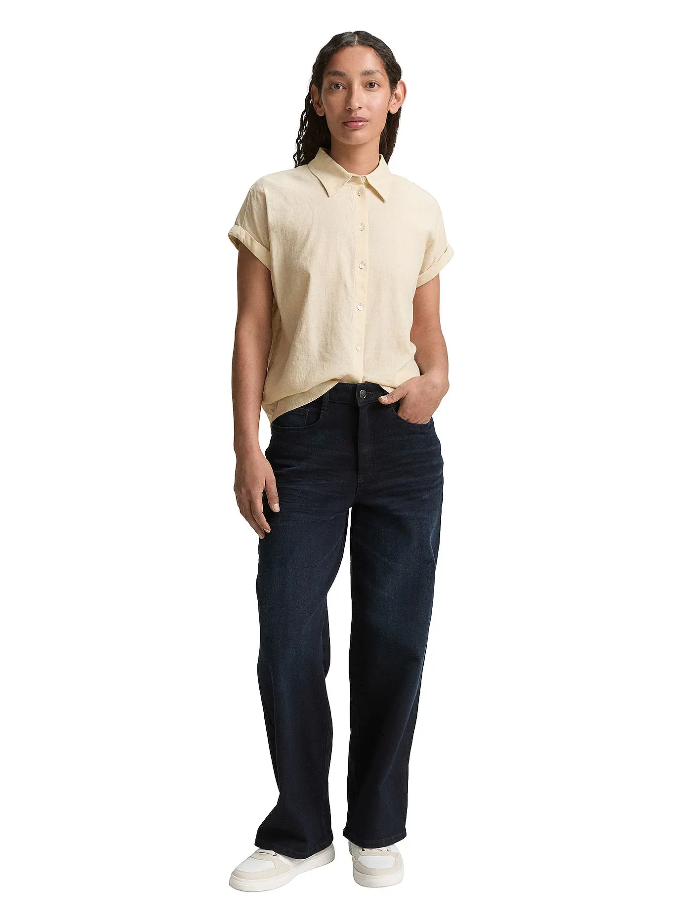 TOM TAILOR | Bluse | beige